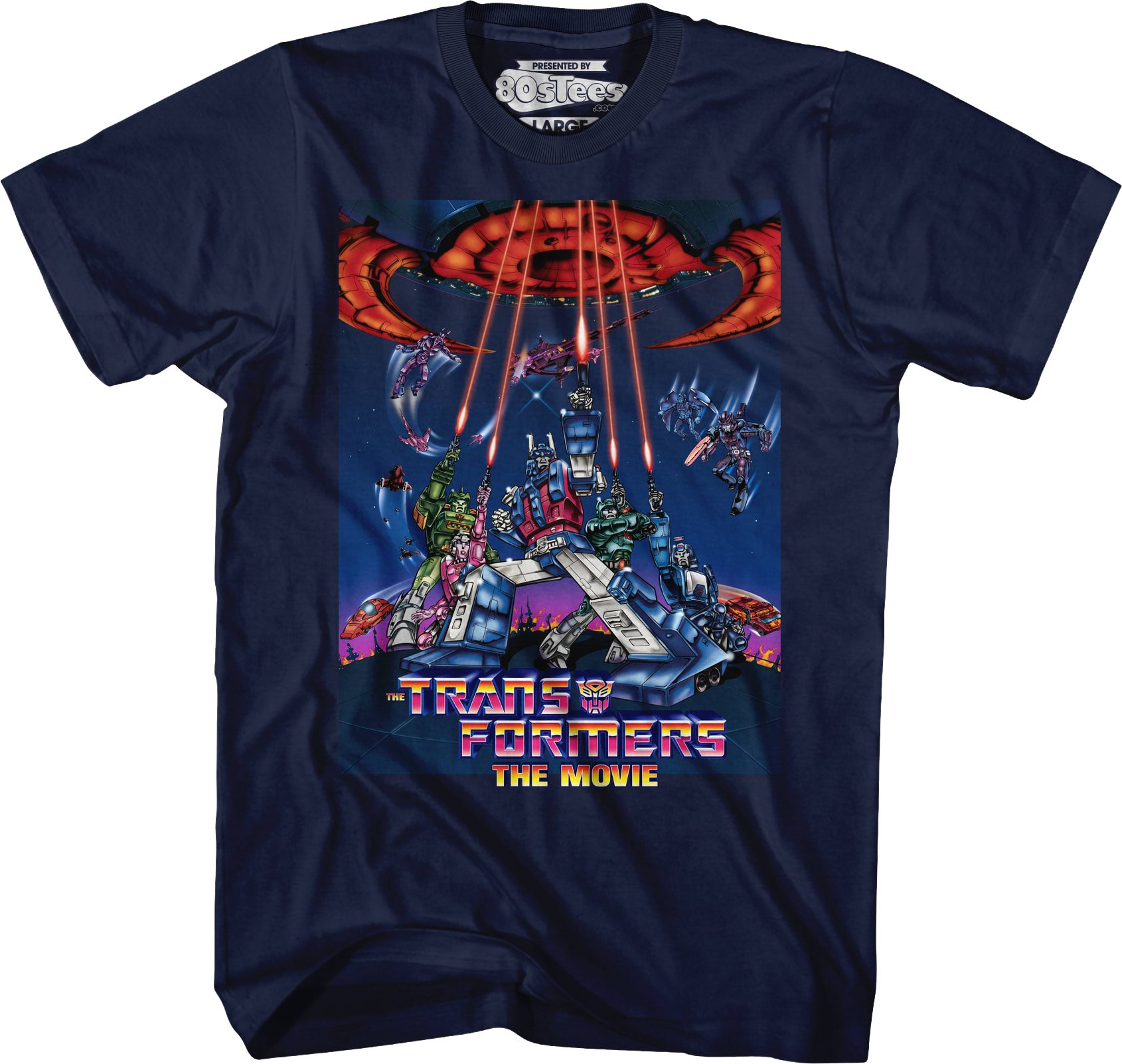 1986 Movie Poster Transformers T-Shirt