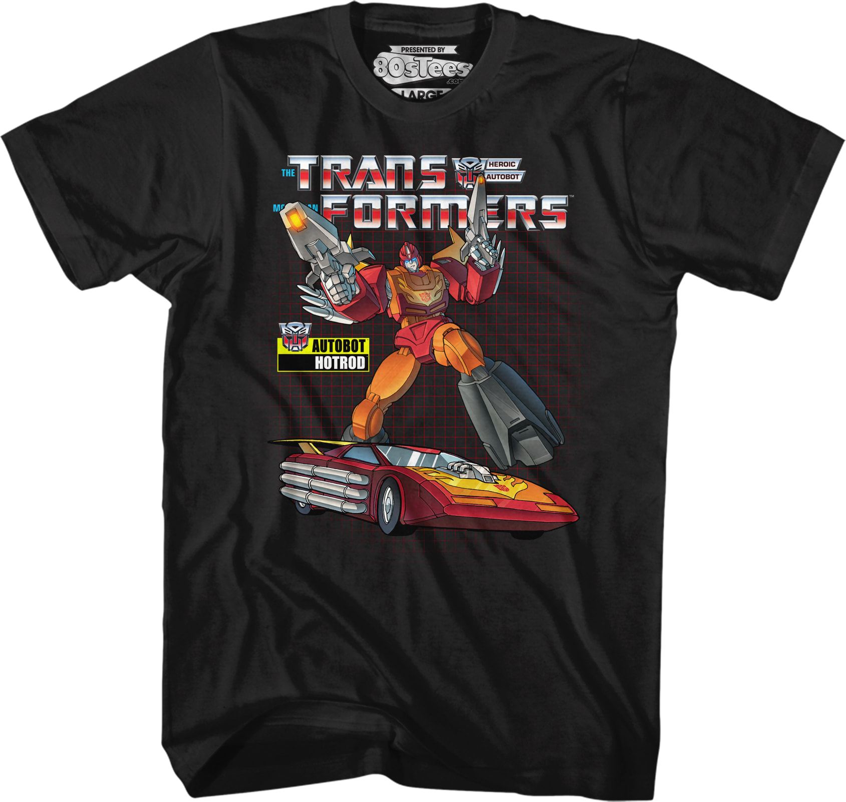 Retro Hot Rod Transformers T-Shirt