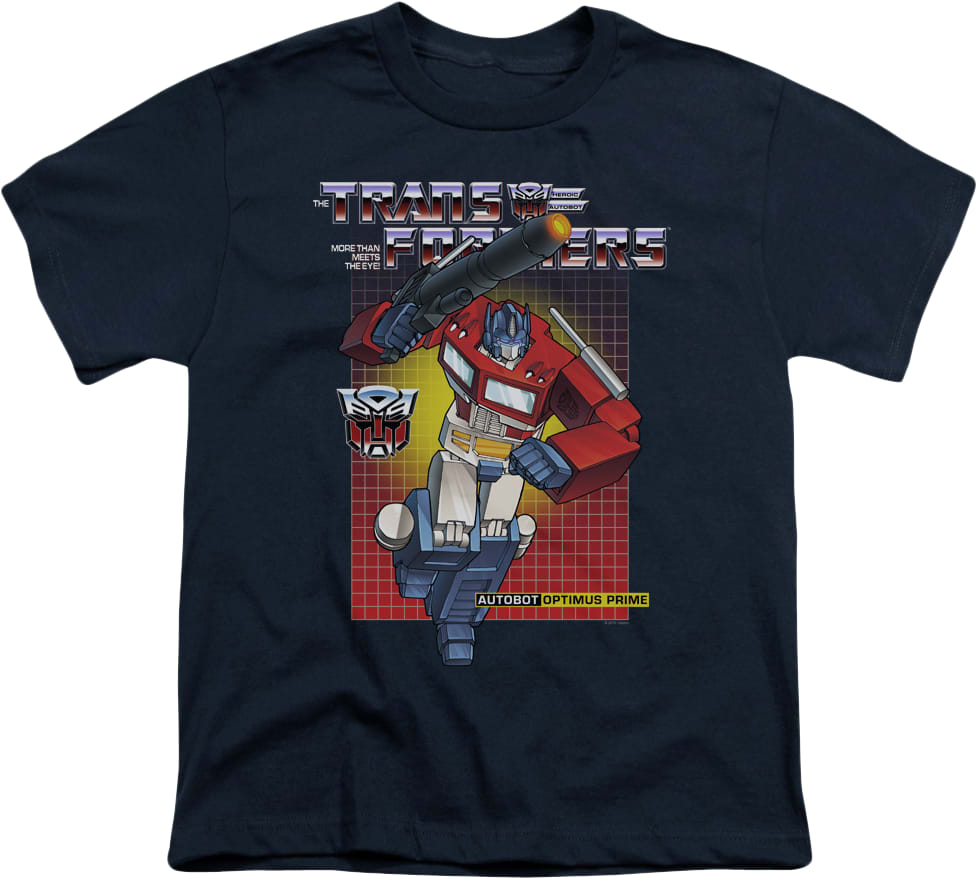 Youth Autobot Optimus Prime Transformers Shirt