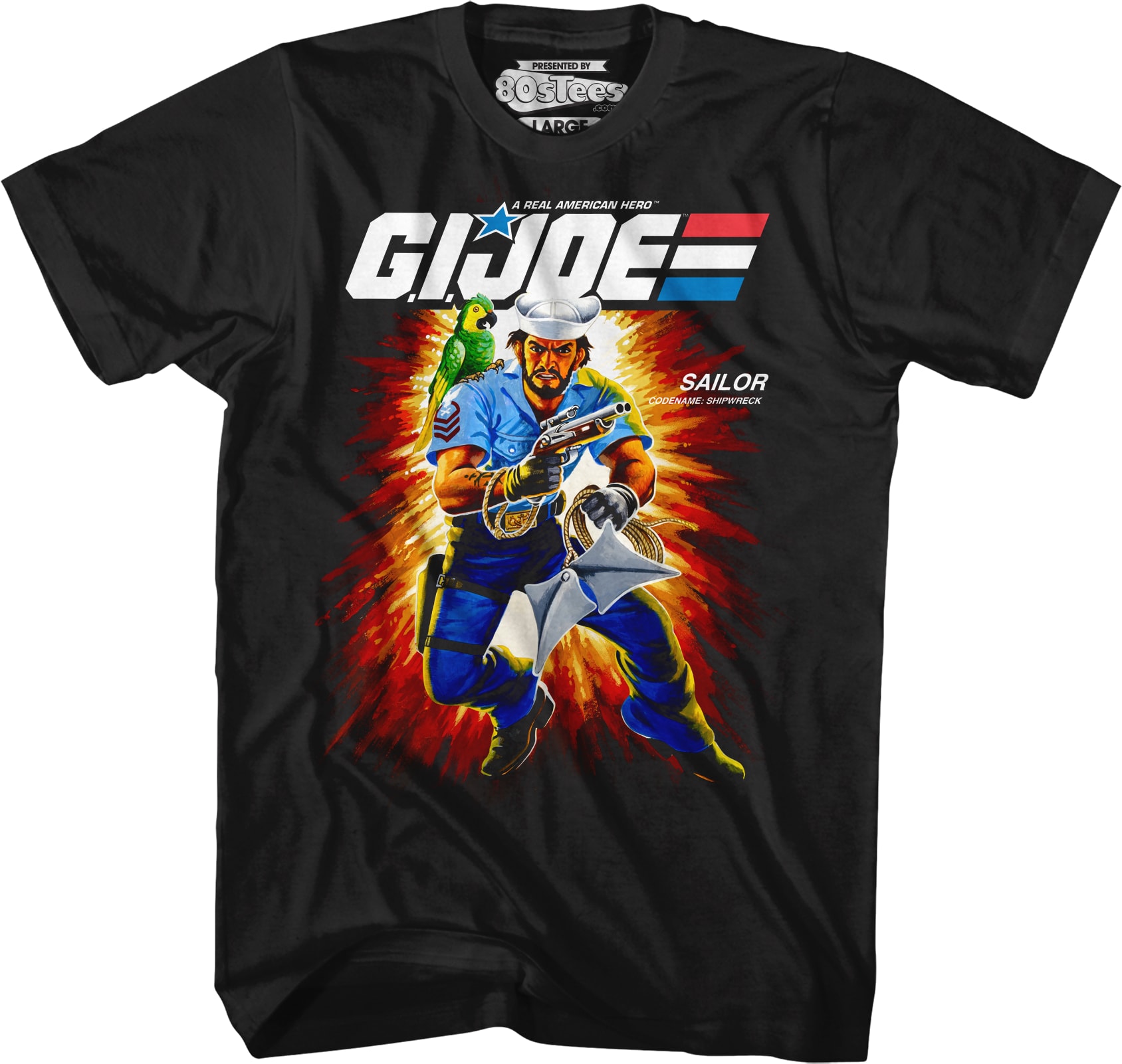 Box Art Shipwreck GI Joe T-Shirt