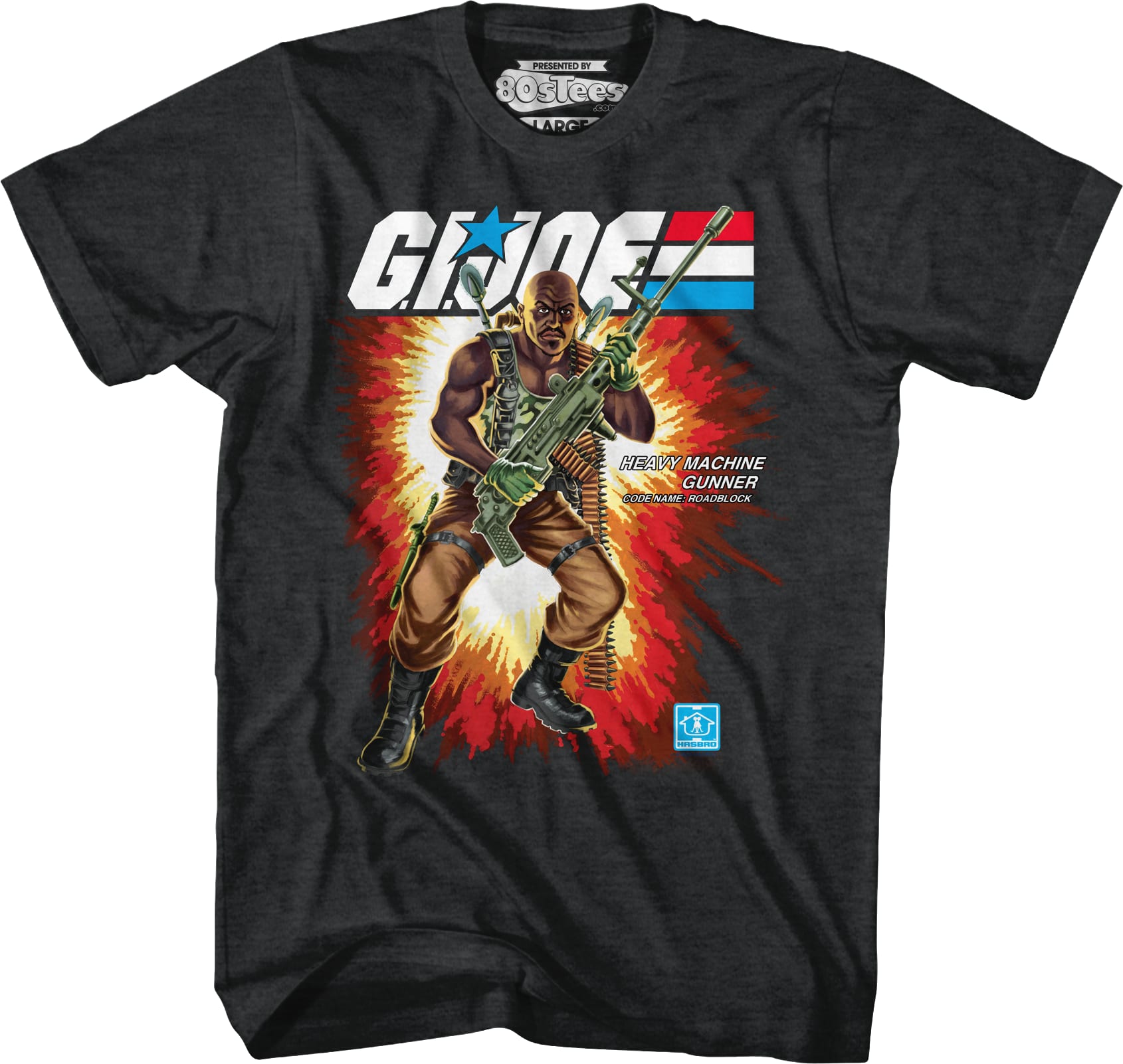 Box Art Roadblock GI Joe T-Shirt
