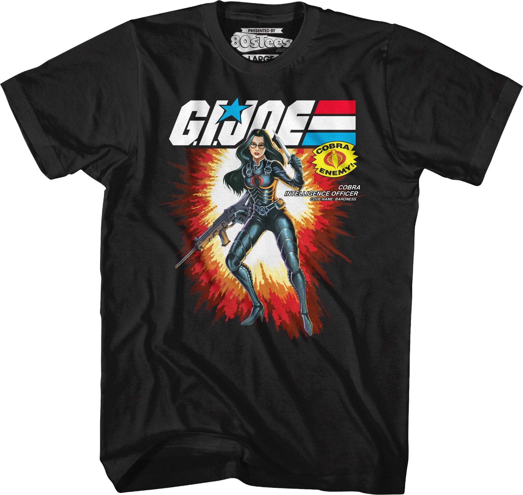 Box Art Baroness GI Joe T-Shirt