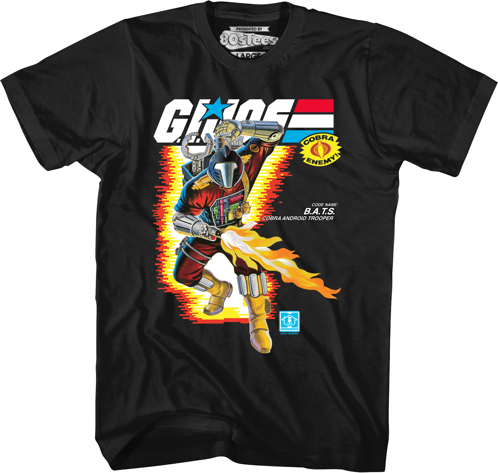 Box Art B. A. T. S. GI Joe T-Shirt