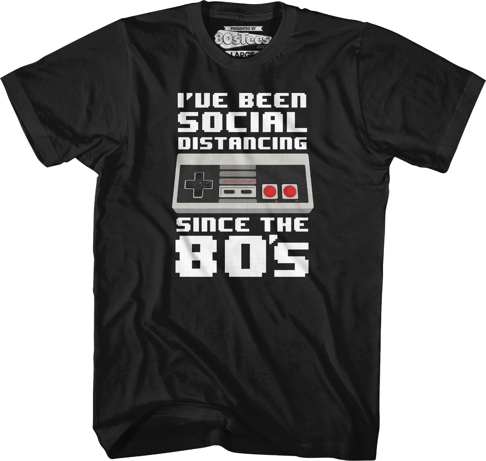 Nintendo Controller Social Distancing Since The 80's T-Shirt Nintendo Controller Social Distancing Since The 80's T-Shirt
