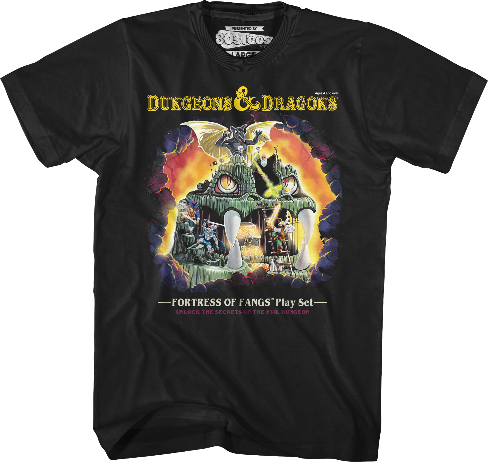 Fortress Of Fangs Dungeons & Dragons T-Shirt