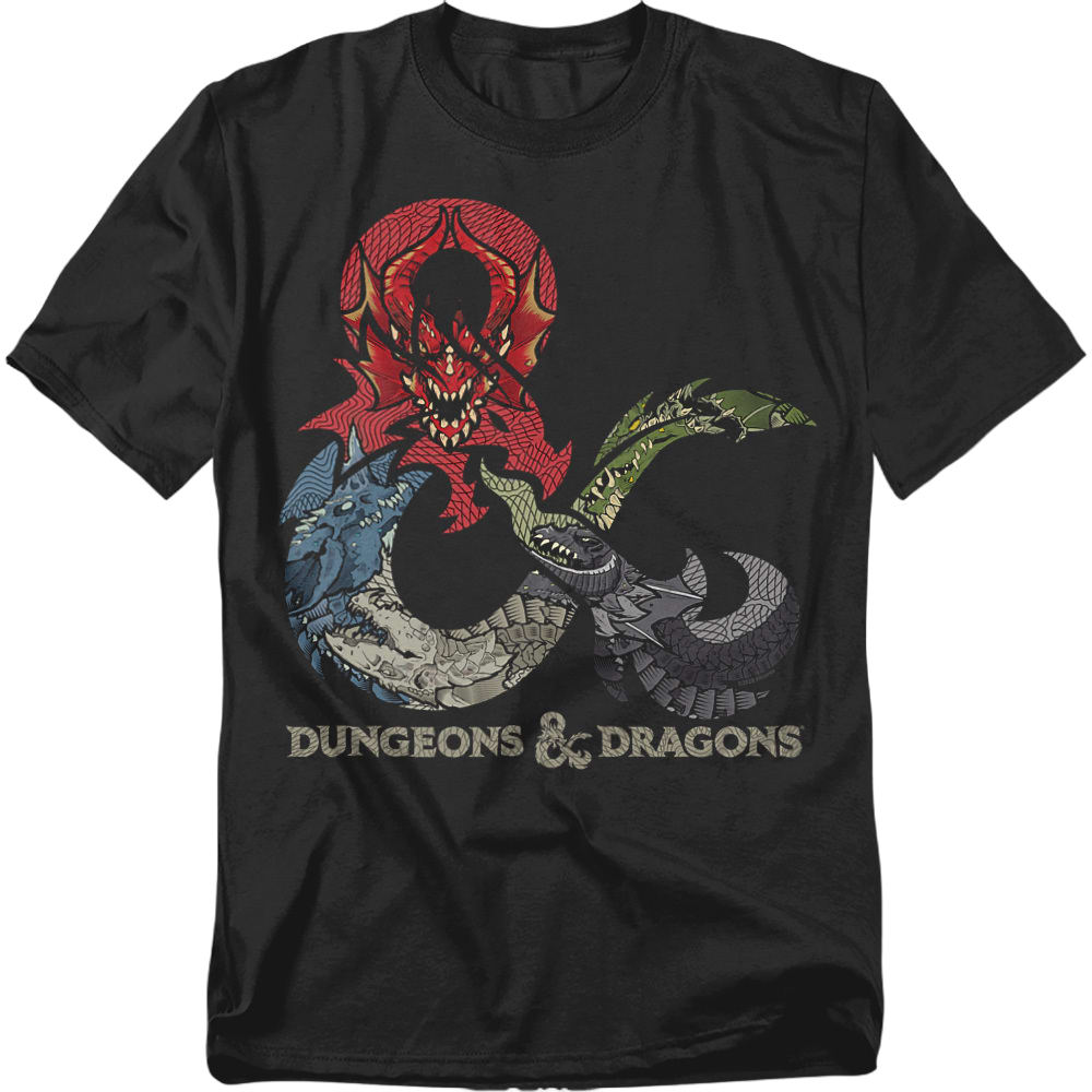 Dragons In Logo Dungeons & Dragons T-Shirt