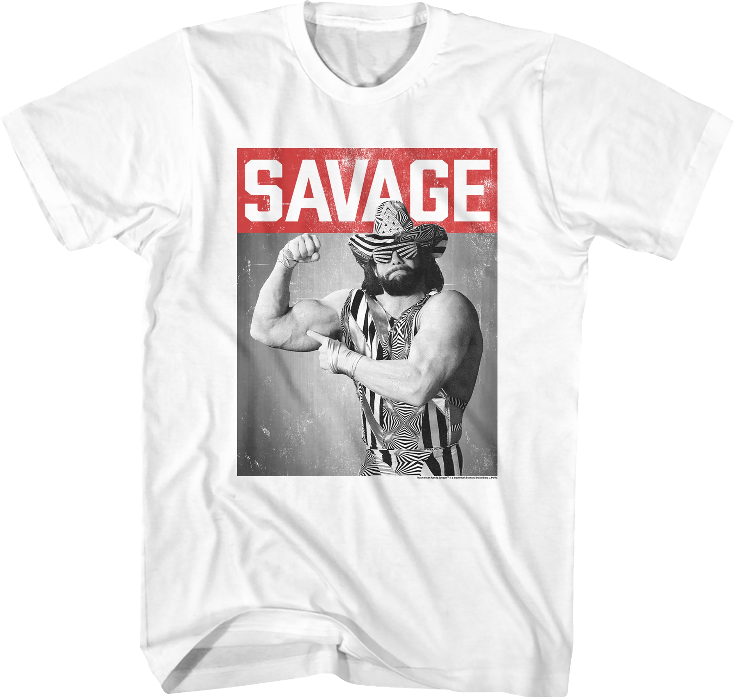 Distressed Photo Macho Man Randy Savage T-Shirt