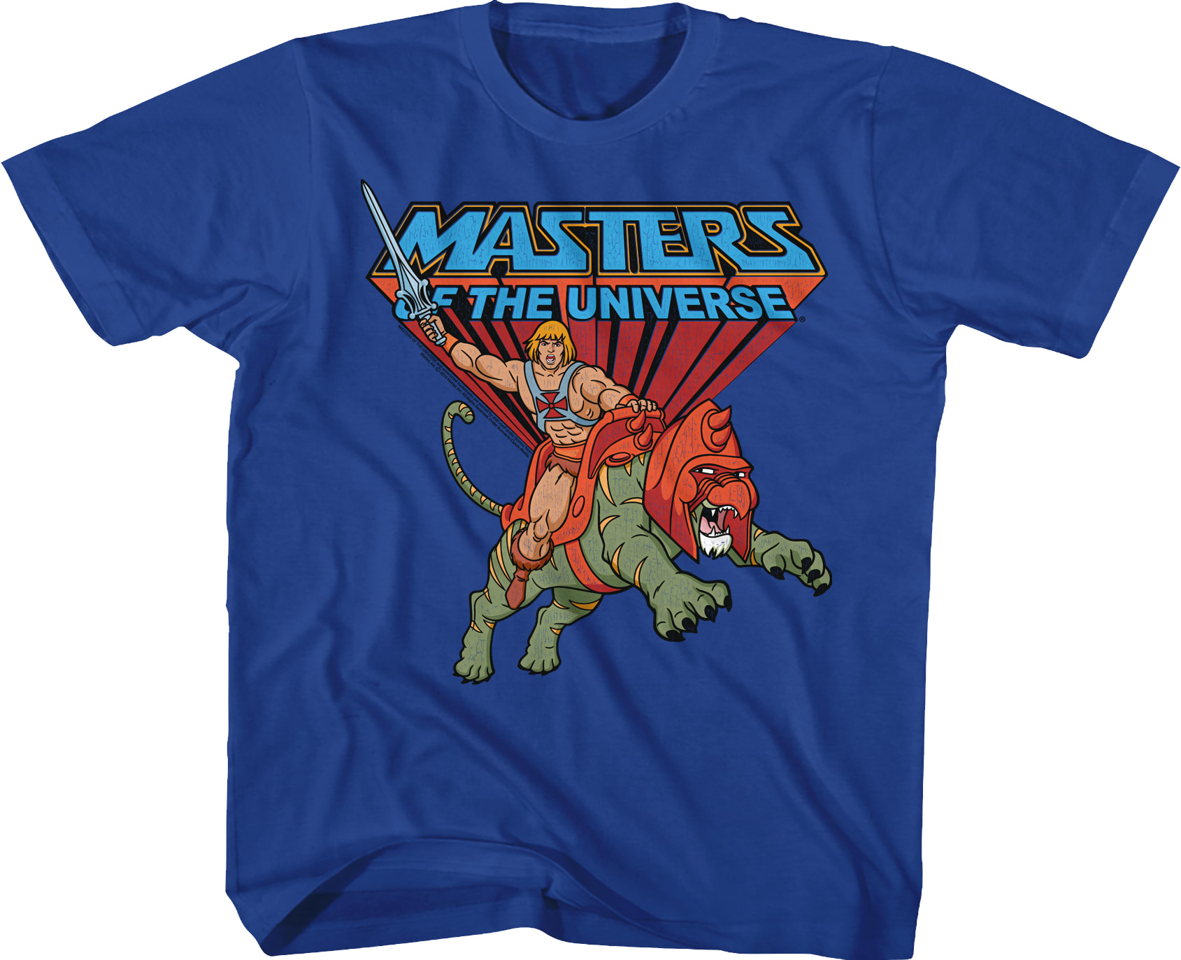 Youth Battle Cat and He-Man Masters of the Universe Shirt