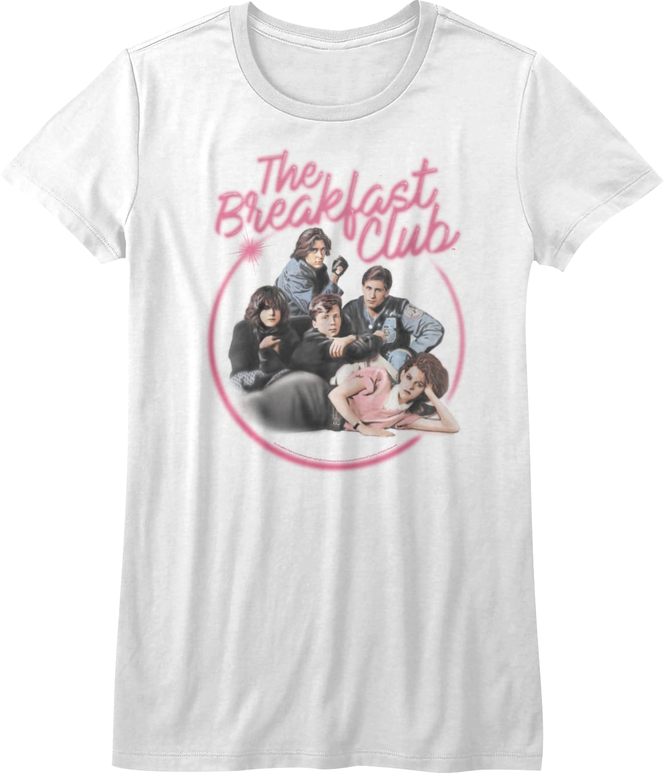 Womens Airbrush Breakfast Club Shirt