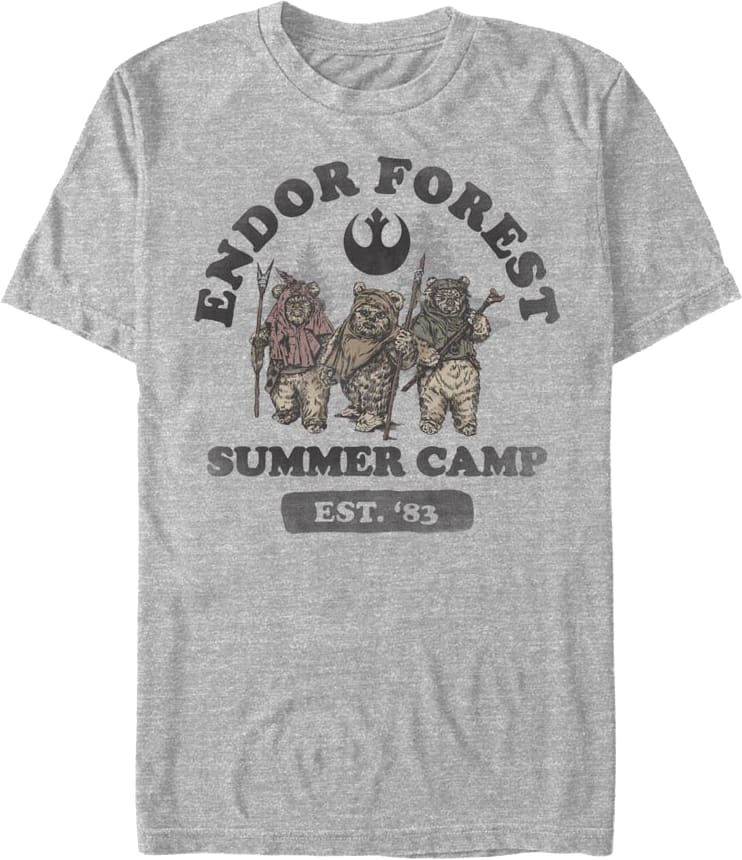 Endor Forest Summer Camp Star Wars T-Shirt