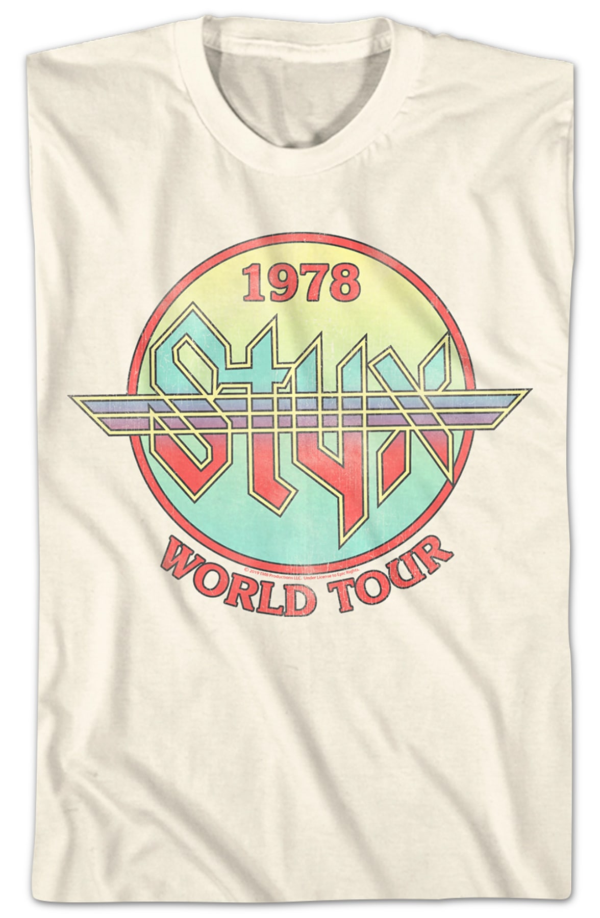 1978 World Tour Styx T-Shirt 1978 World Tour Styx T-Shirt