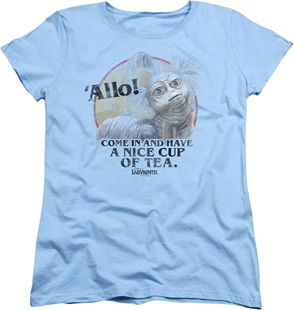 Womens Nice Cup of Tea Labyrinth Shirt