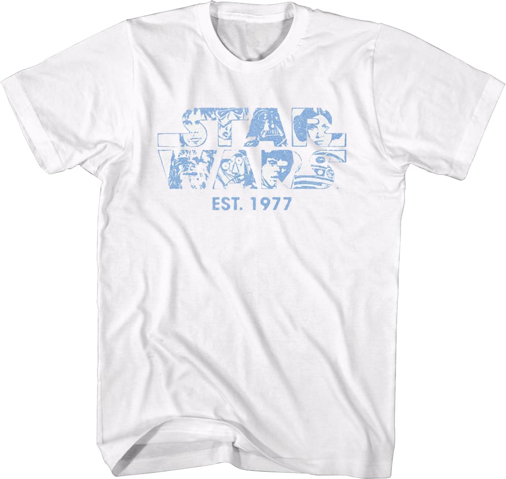 Faces In Logo Star Wars T-Shirt