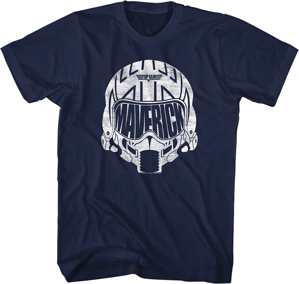 Maverick's Flight Helmet Top Gun T-Shirt