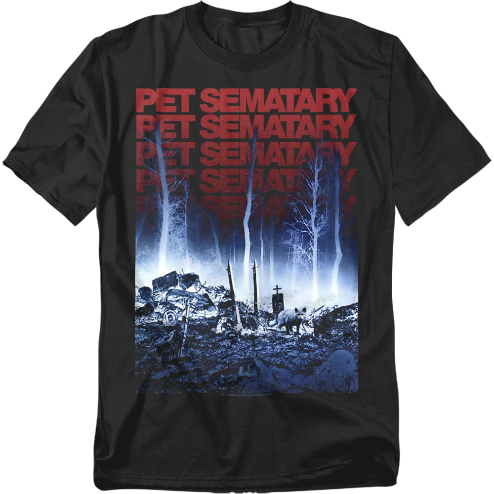 Repeating Logo Pet Sematary T-Shirt Repeating Logo Pet Sematary T-Shirt