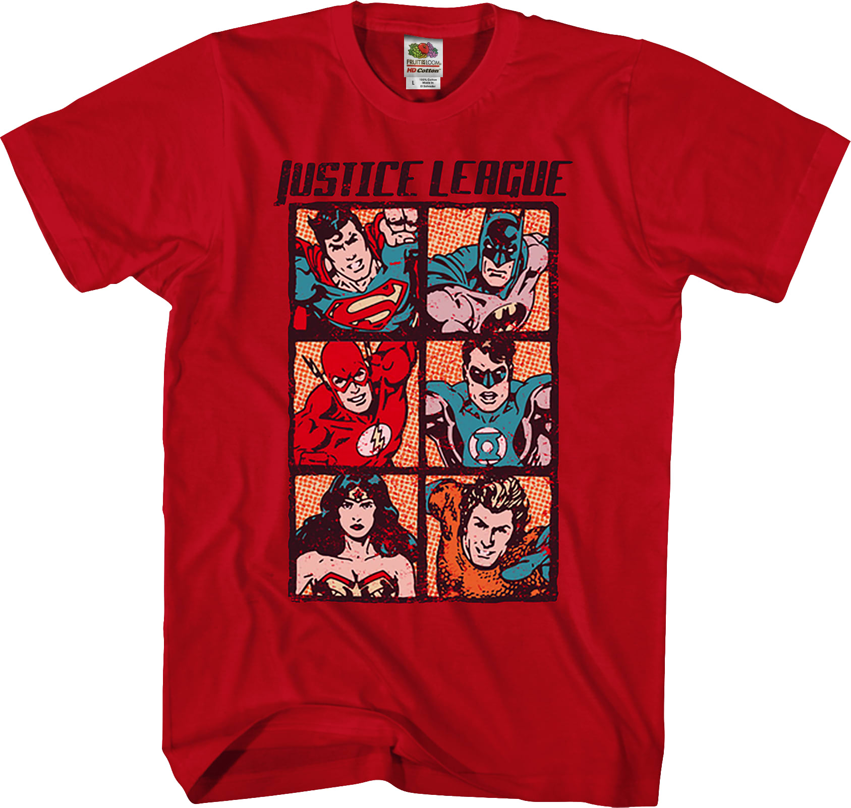 Comic Panels Justice League T-Shirt
