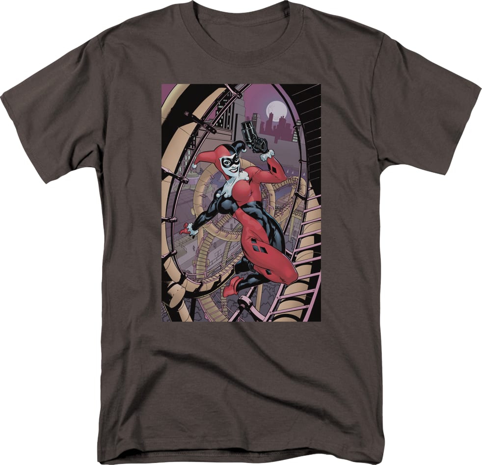 Harley Quinn Roller Coaster Of Love DC Comics T-Shirt