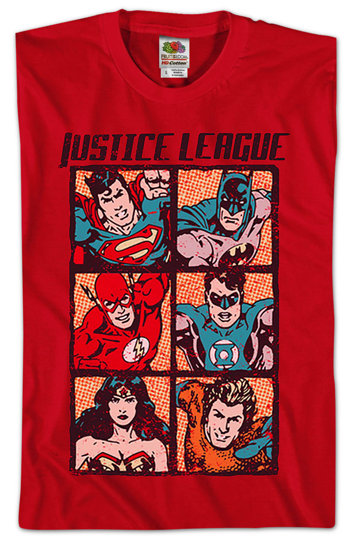 Comic Panels Justice League T-Shirt