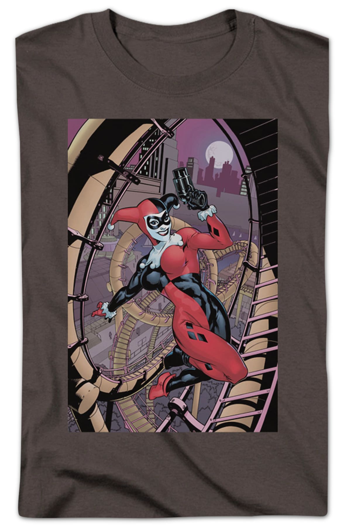 Harley Quinn Roller Coaster Of Love DC Comics T-Shirt