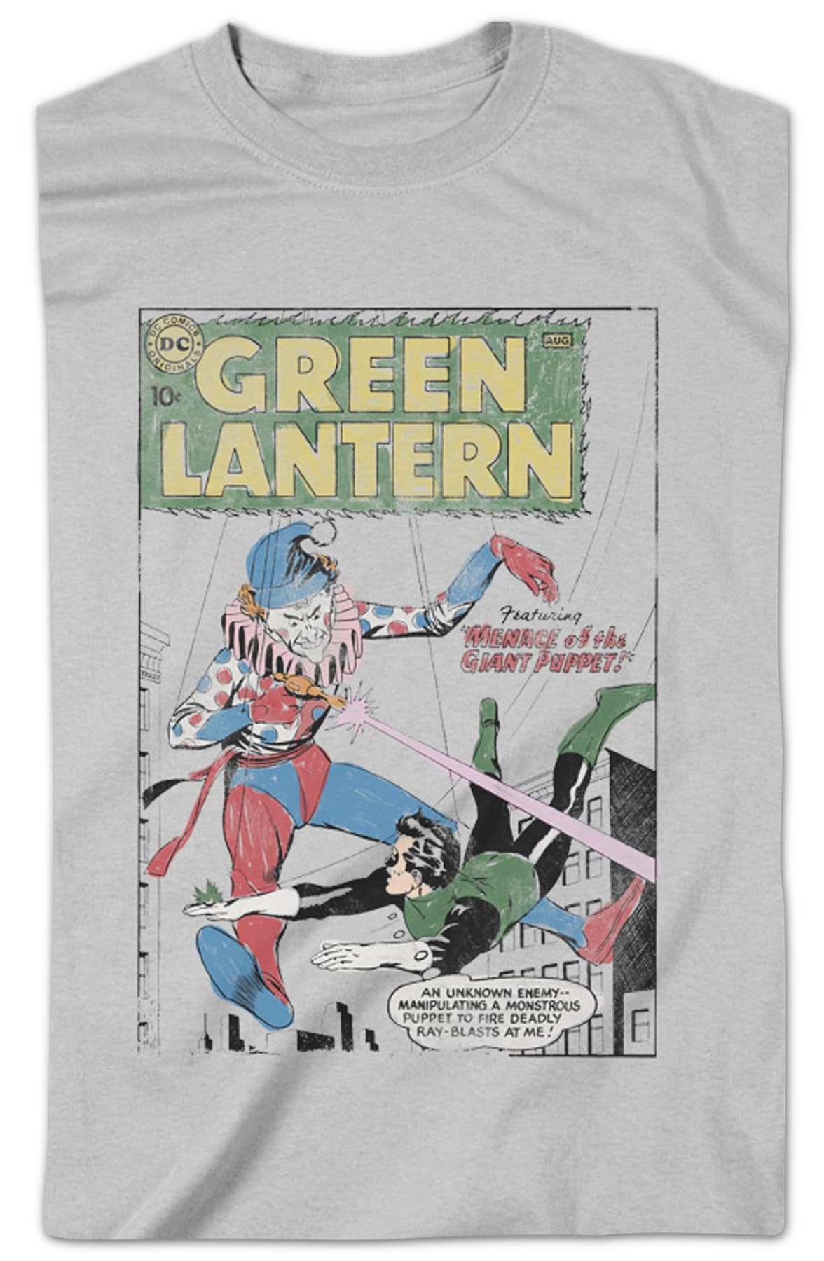 Menace of the Giant Puppet Green Lantern DC Comics T-Shirt Menace of the Giant Puppet Green Lantern DC Comics T-Shirt