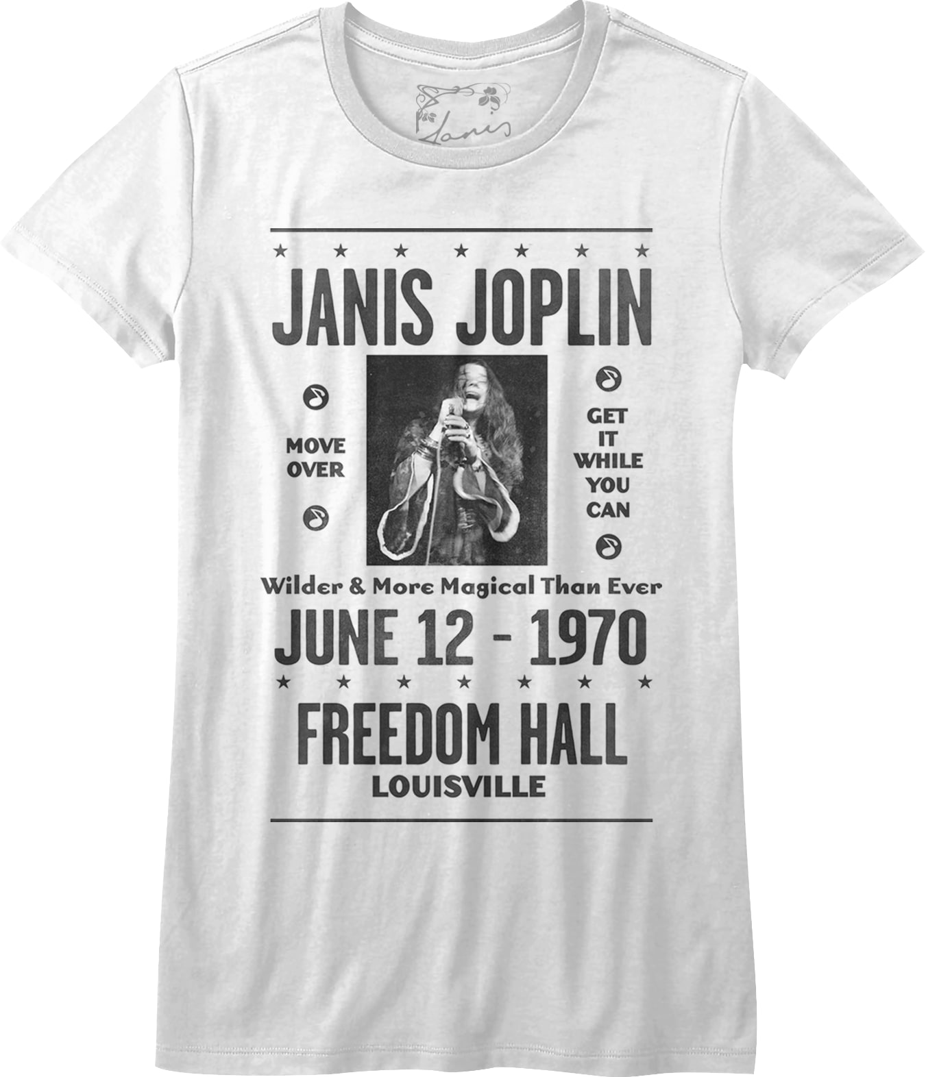 Ladies Freedom Hall Janis Joplin Shirt