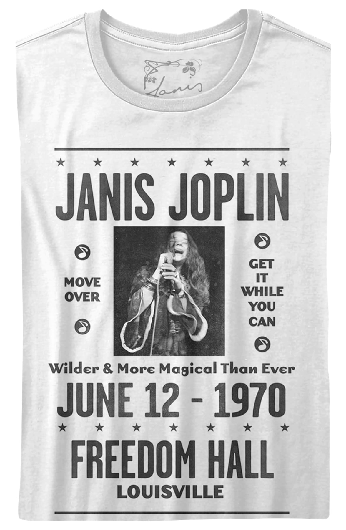 Ladies Freedom Hall Janis Joplin Shirt