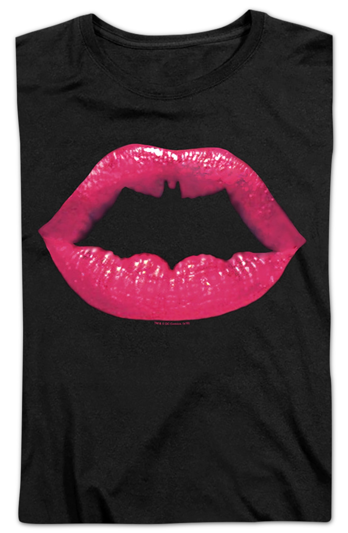 Womens Kiss Symbol Batman Shirt