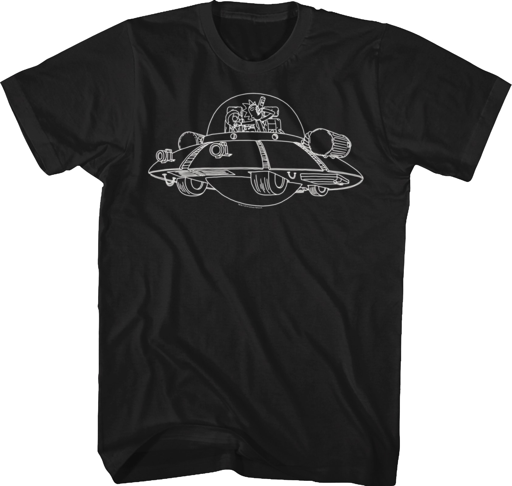 Space Cruiser Rick and Morty T-Shirt