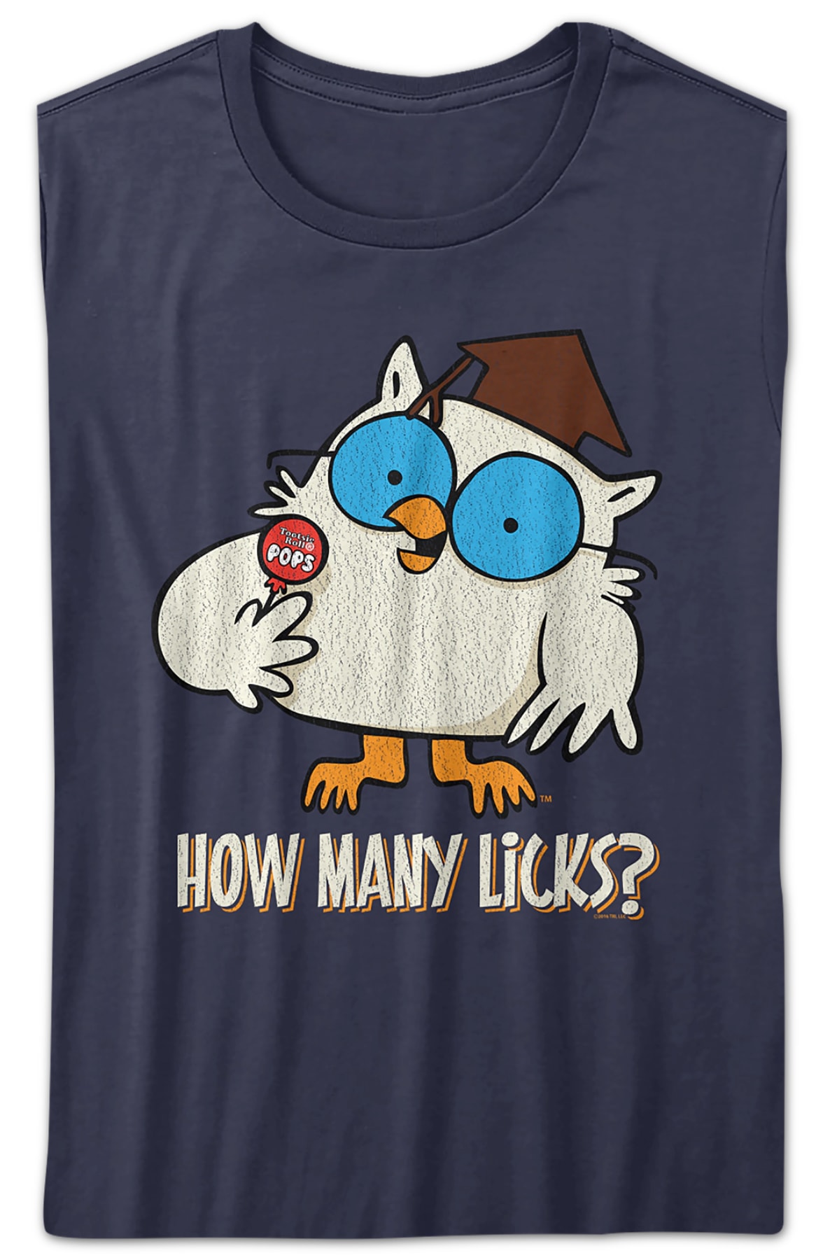 Womens Mr. Owl How Many Licks Tootsie Pop Shirt