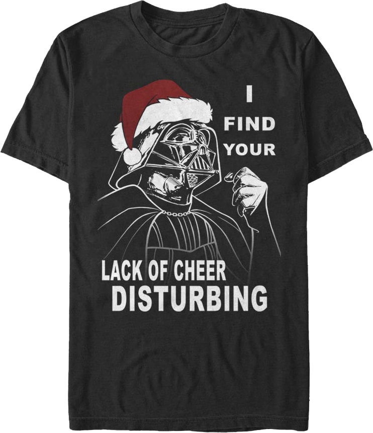 Darth Vader Lack Of Cheer Star Wars Christmas T-Shirt