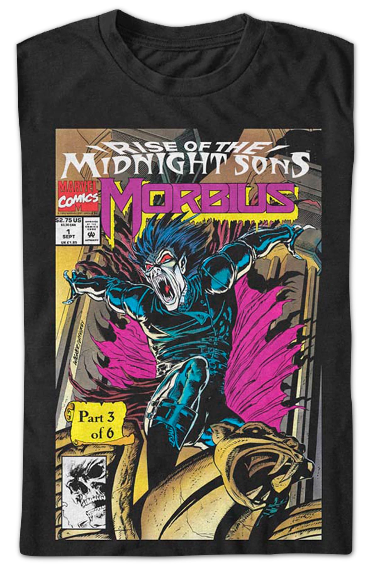 Rise Of The Midnight Sons Marvel Comics T-Shirt Rise Of The Midnight Sons Marvel Comics T-Shirt