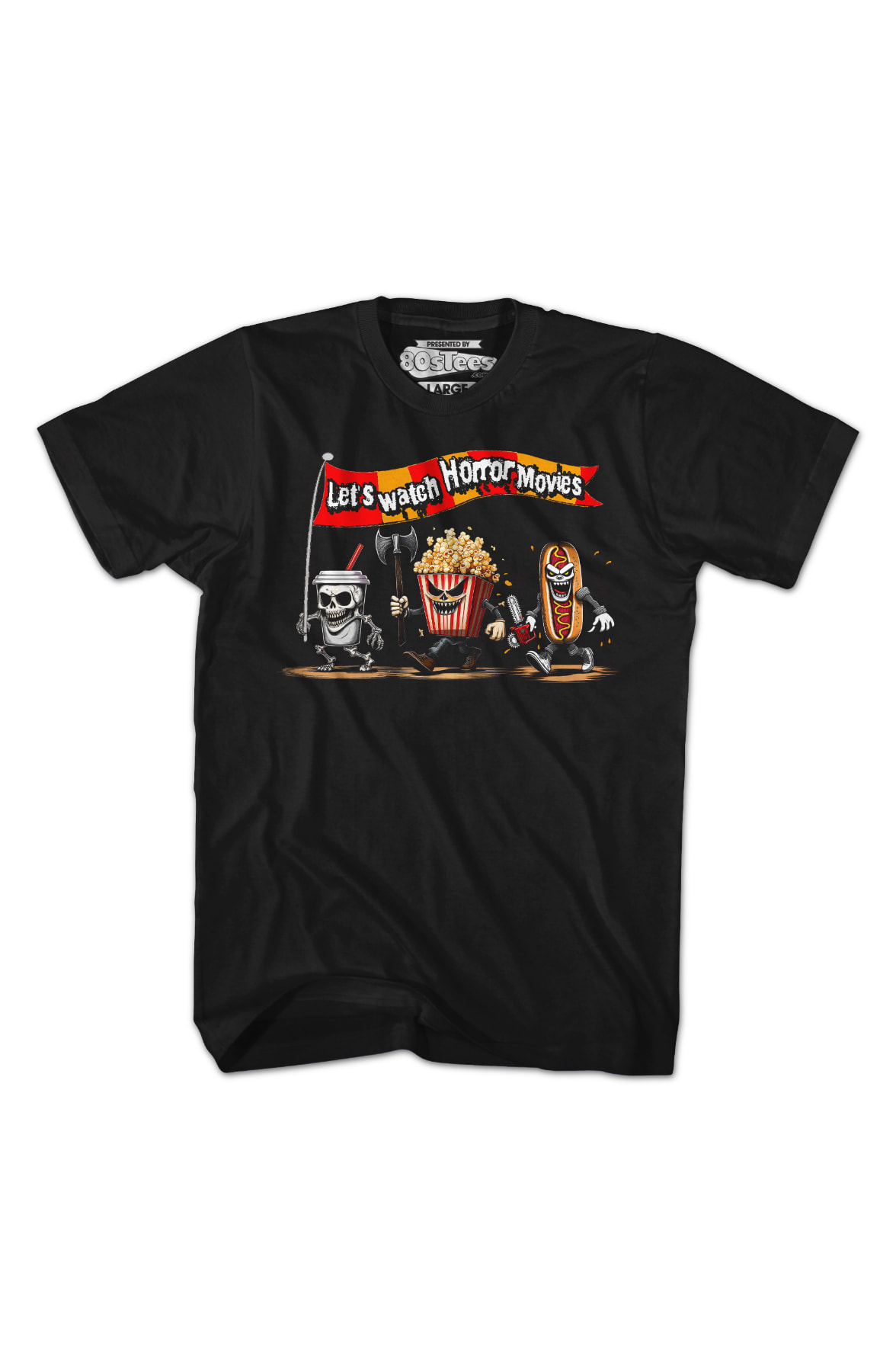 Let's Watch Horror Movies T-Shirt