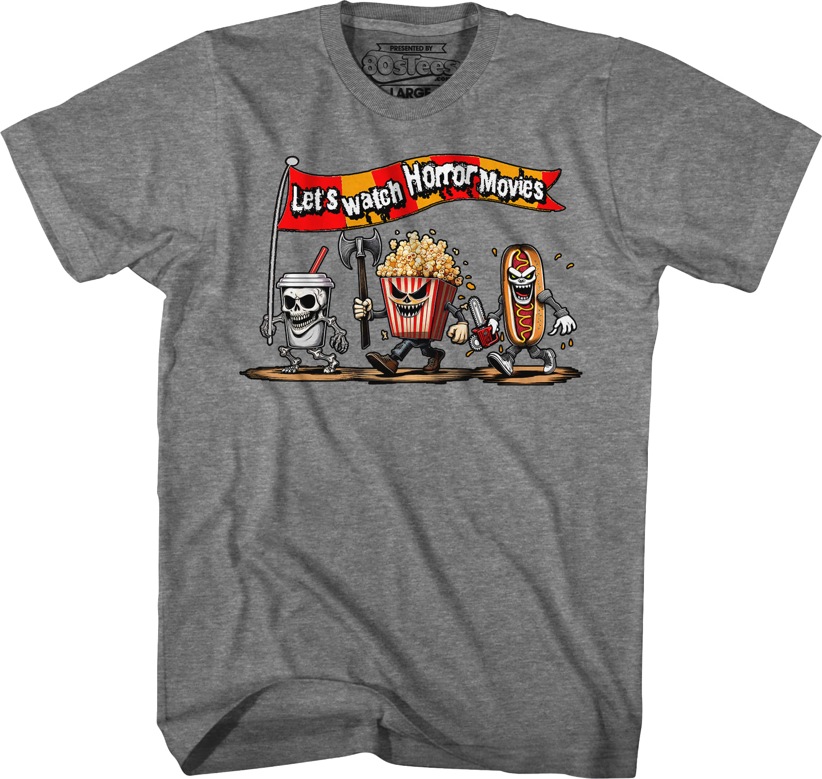 Let's Watch Horror Movies T-Shirt Let's Watch Horror Movies T-Shirt