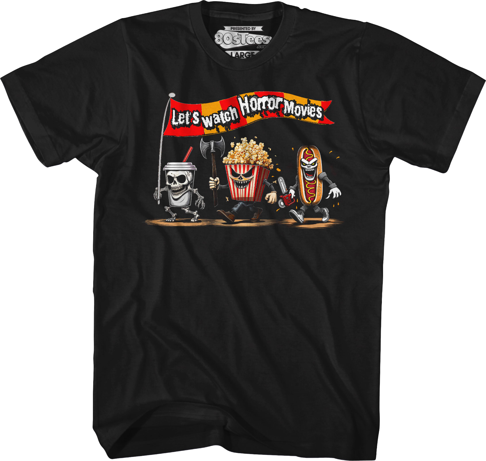 Let's Watch Horror Movies T-Shirt Let's Watch Horror Movies T-Shirt
