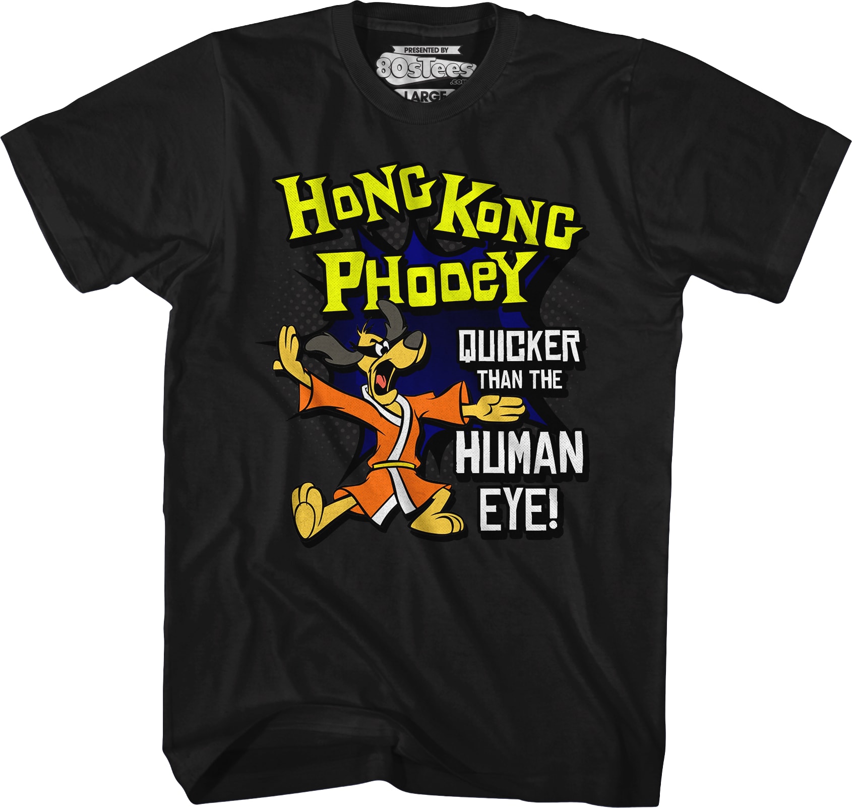 Quicker Than The Human Eye Hong Kong Phooey T-Shirt Quicker Than The Human Eye Hong Kong Phooey T-Shirt