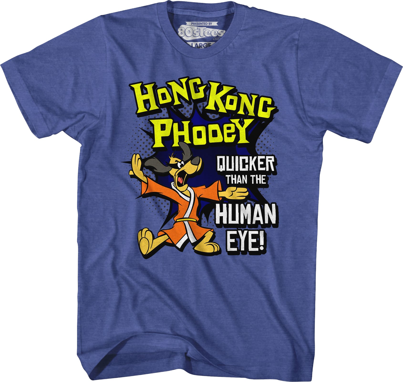 Quicker Than The Human Eye Hong Kong Phooey T-Shirt Quicker Than The Human Eye Hong Kong Phooey T-Shirt