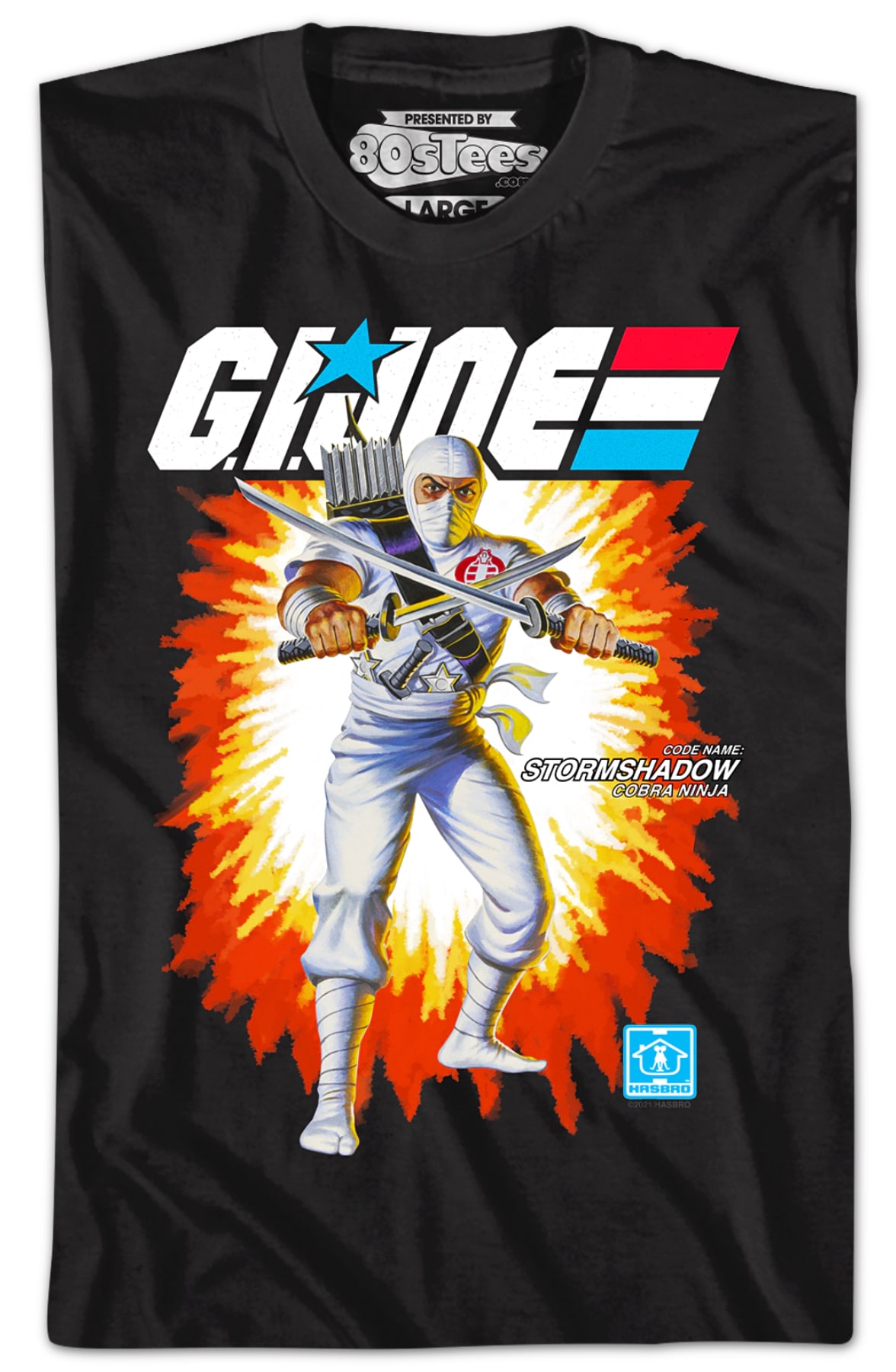 Box Art Storm Shadow GI Joe T-Shirt