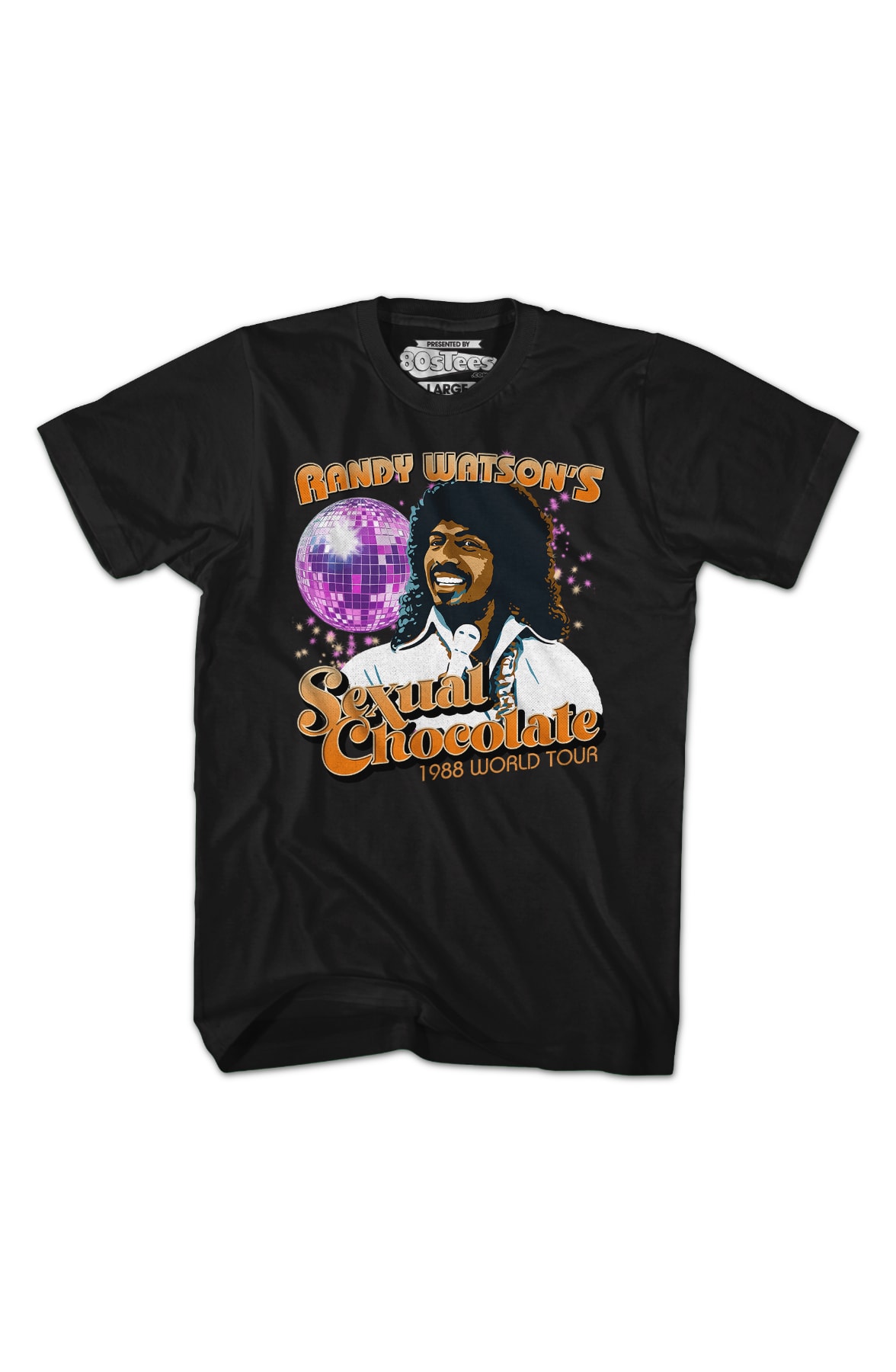 Randy Watson's Sexual Chocolate 1988 World Tour T-Shirt Randy Watson's Sexual Chocolate 1988 World Tour T-Shirt