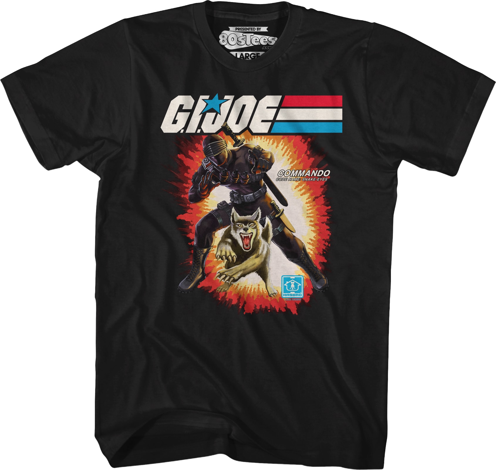 Box Art Snake Eyes Version 2 GI Joe T-Shirt