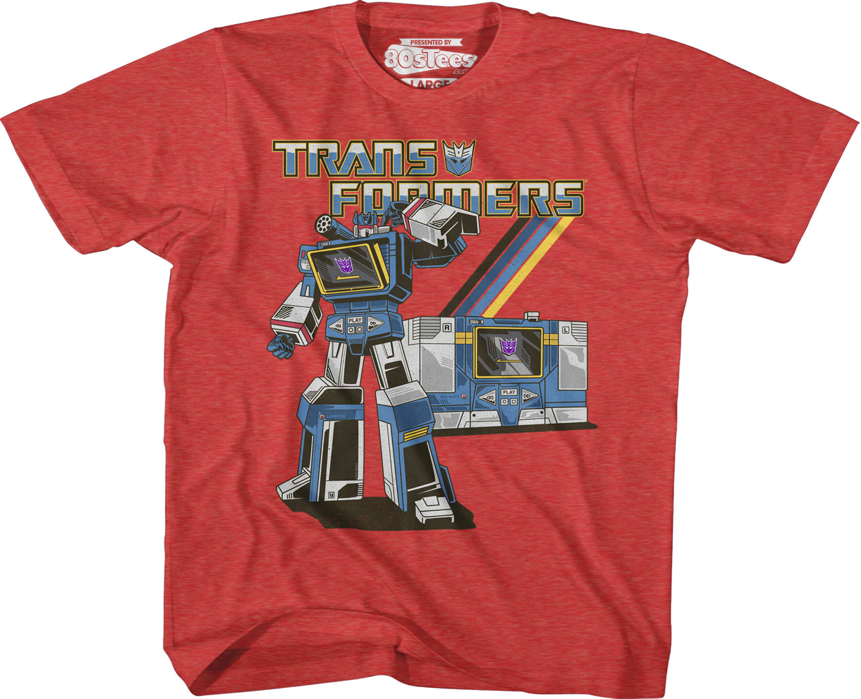 Boys Retro Soundwave Transformers Shirt