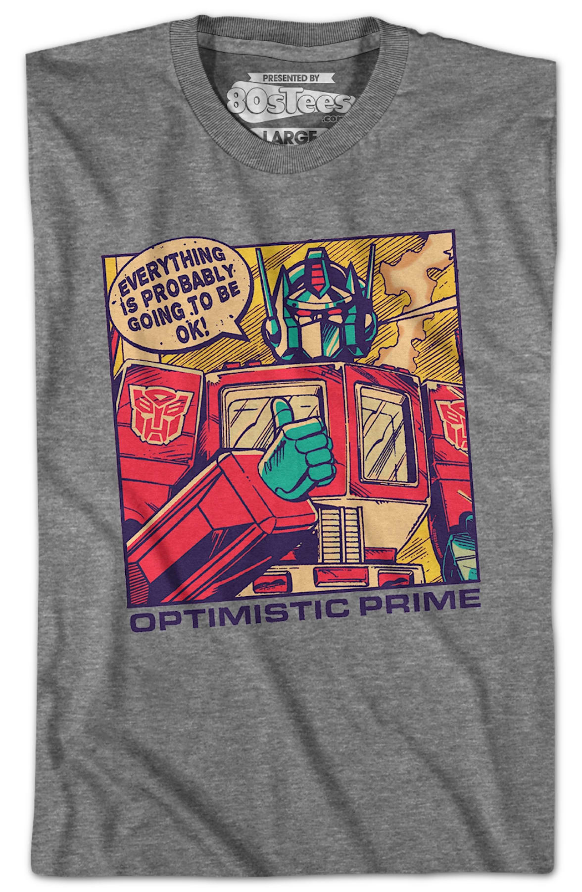 Optimistic Prime Transformers T-Shirt