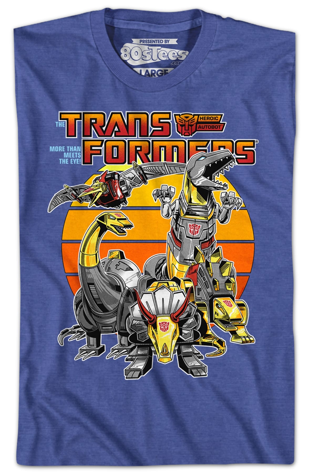 Retro Dinobots Transformers T-Shirt