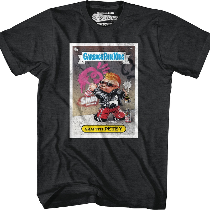 Graffiti Petey Garbage Pail Kids T-Shirt Graffiti Petey Garbage Pail Kids T-Shirt