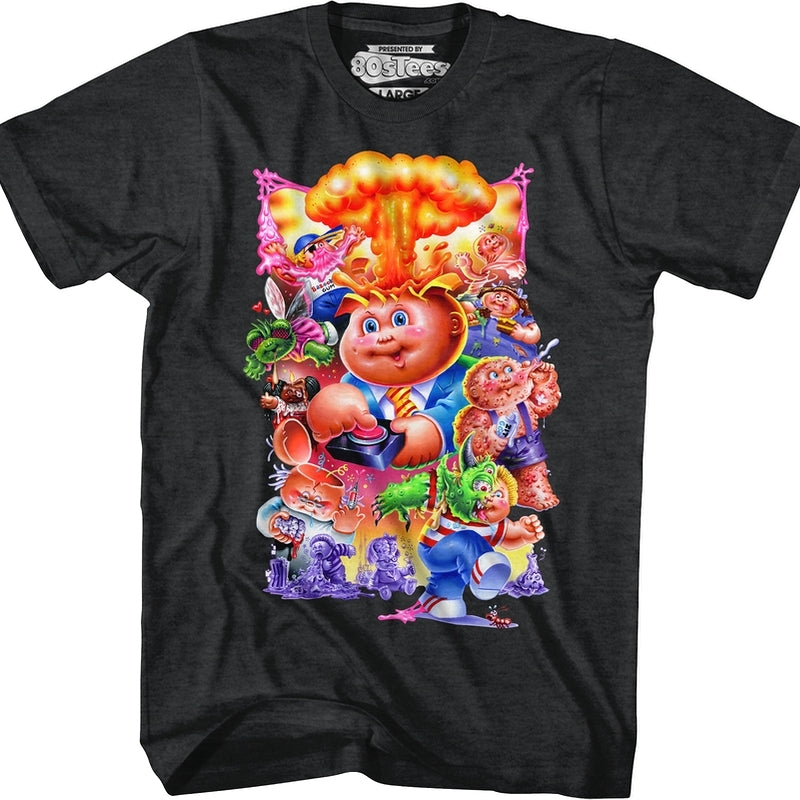 Group Poster Garbage Pail Kids T-Shirt Group Poster Garbage Pail Kids T-Shirt