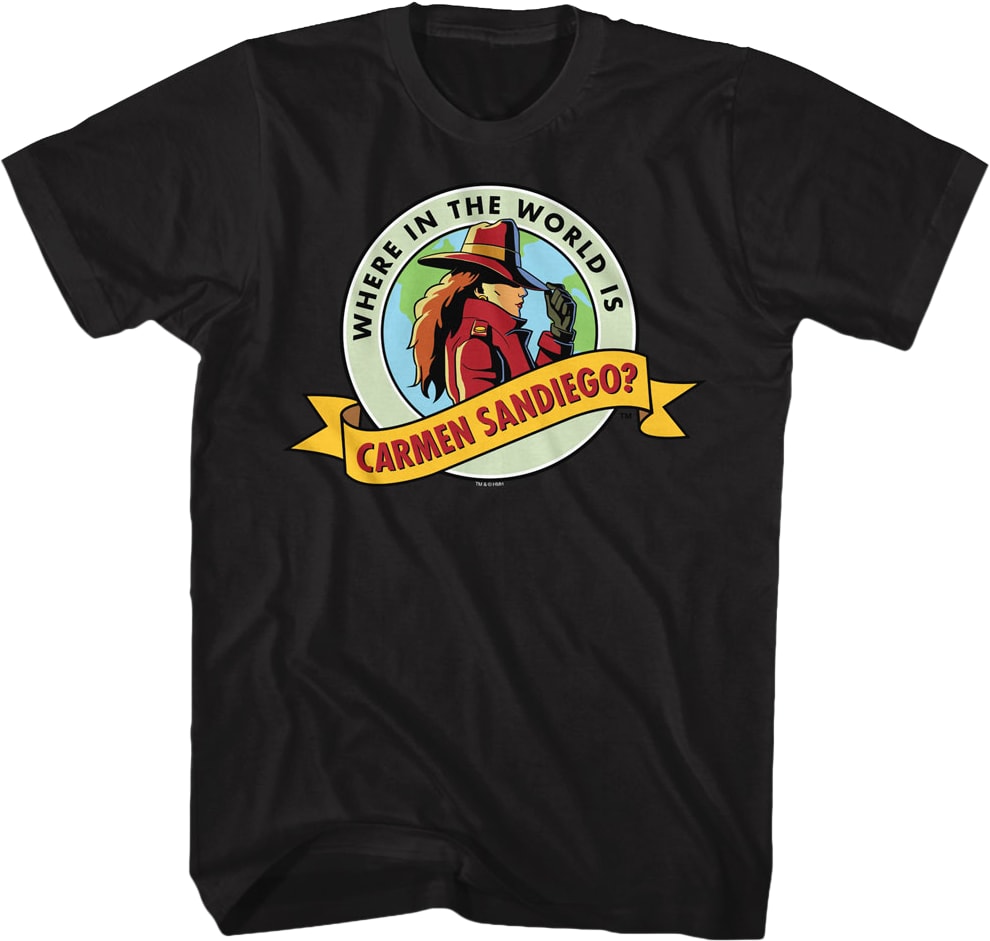 Where In The World Is Carmen Sandiego T-Shirt