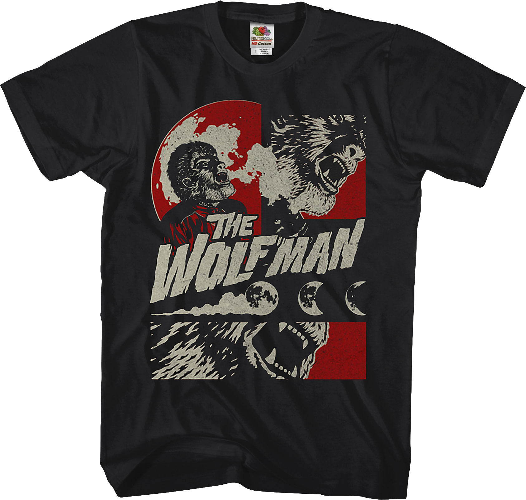 Collage Wolf Man T-Shirt