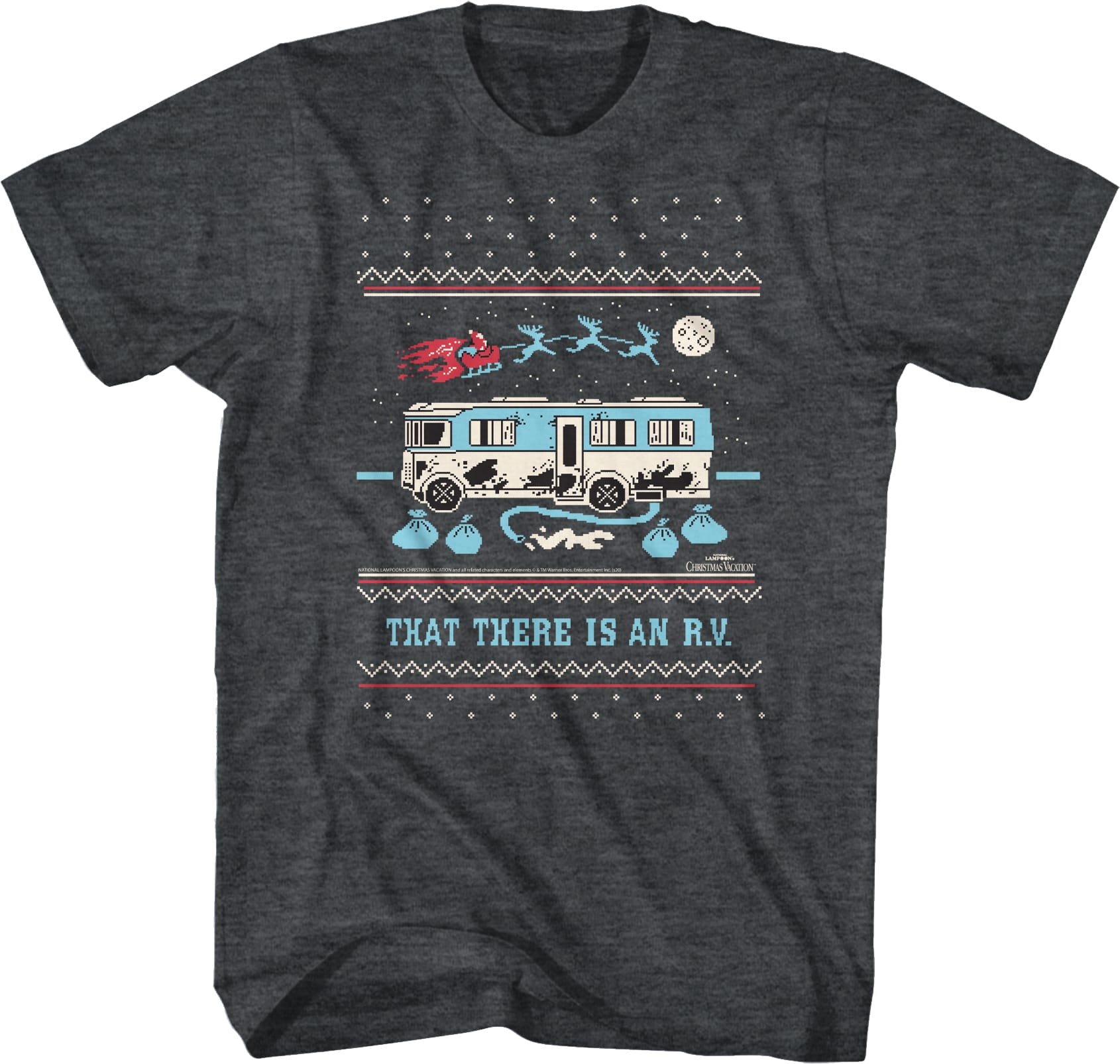 Faux Ugly Knit RV Christmas Vacation T-Shirt Faux Ugly Knit RV Christmas Vacation T-Shirt
