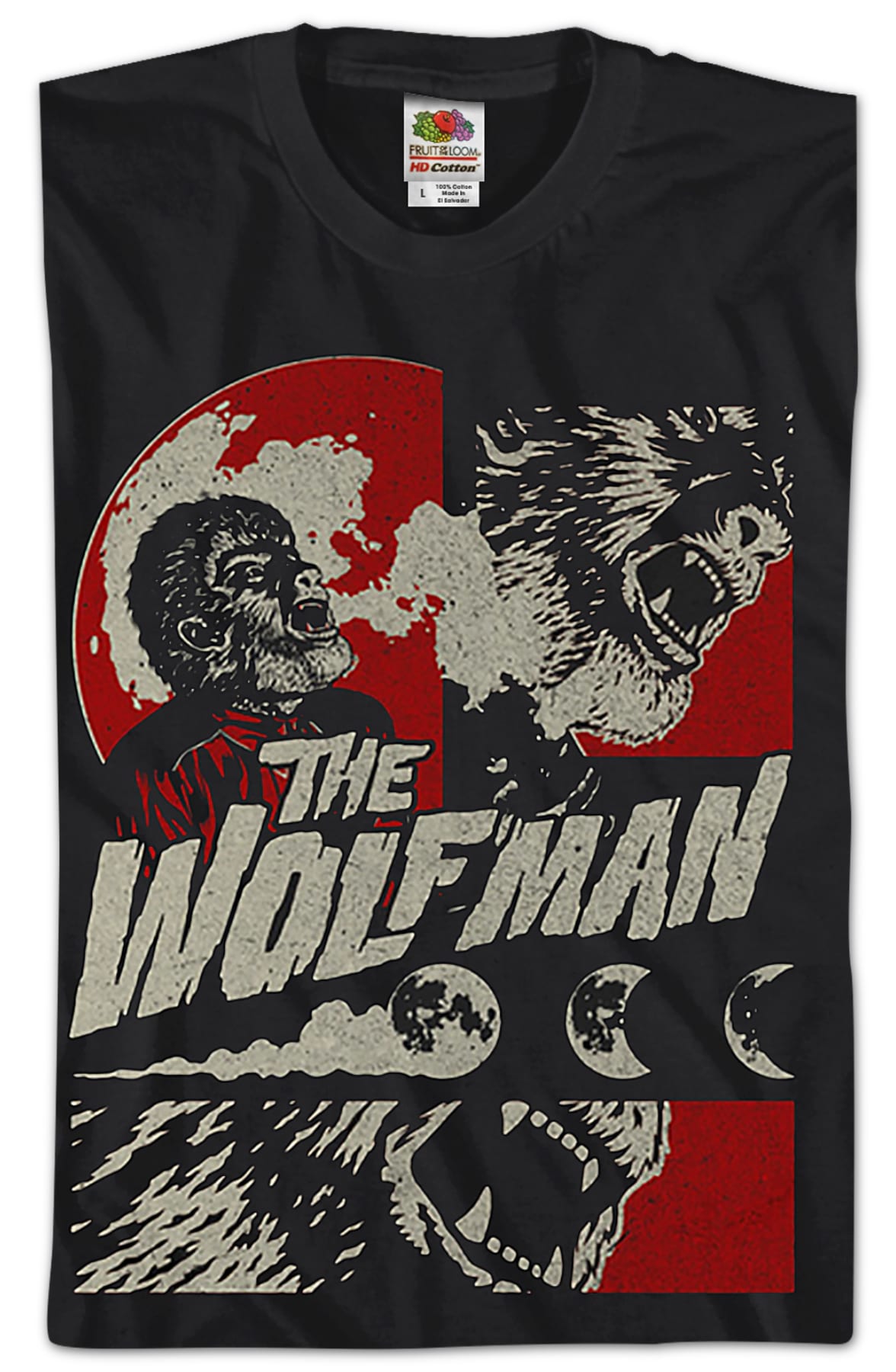 Collage Wolf Man T-Shirt