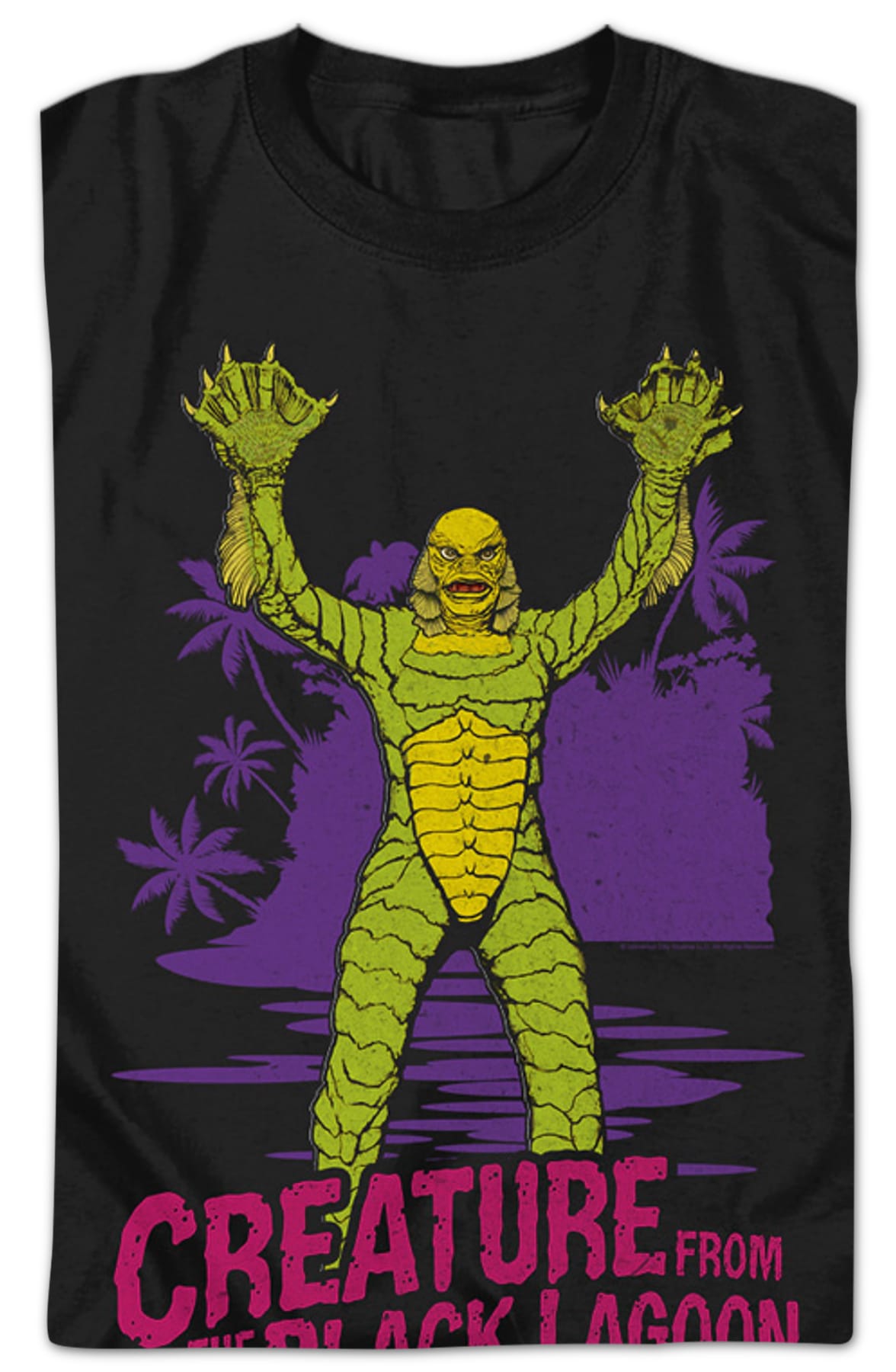 Neon Creature From The Black Lagoon T-Shirt