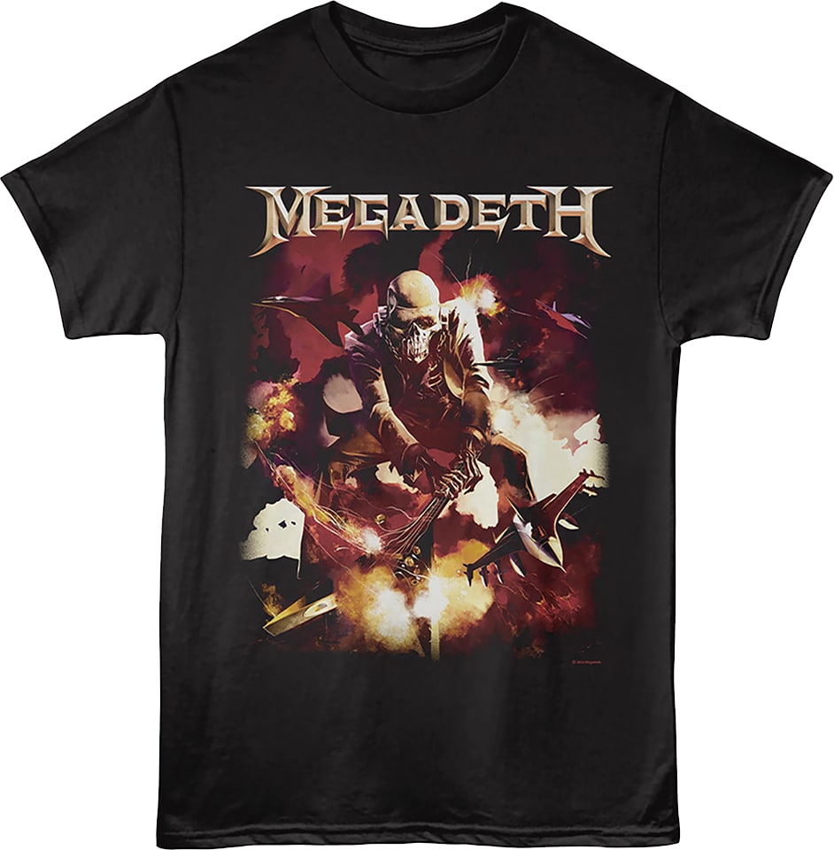 Smashing Guitar Megadeth T-Shirt